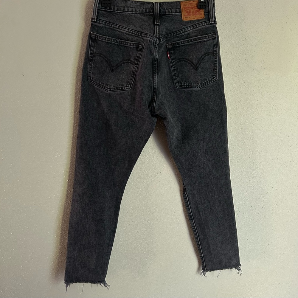 Women’s Levi’s Button Fly Black Jeans - Picture 4 of 7